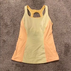 Im selling a yellow Lululemon tank!
